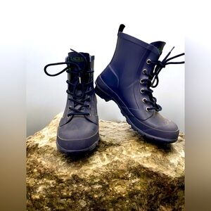 Ralph Lauren Navy Rain Boots